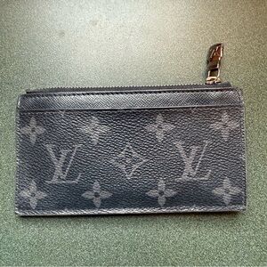 Louis Vuitton Black and Gray Monogram Pouch